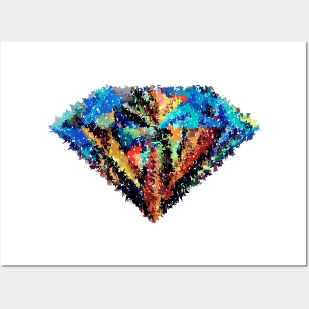 Abstract Diamond Wall Art by scdesigns